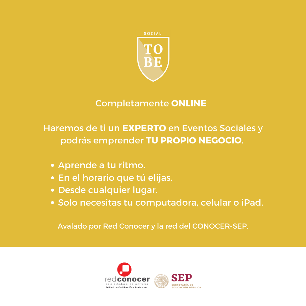 DIPLOMADO - SOCIAL EVENT PLANNER